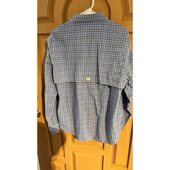 Vineyard Vines Men's Plaid Long Sleeve Button Down Harbor Shirt Blue Size Small - Picture 7 of 9